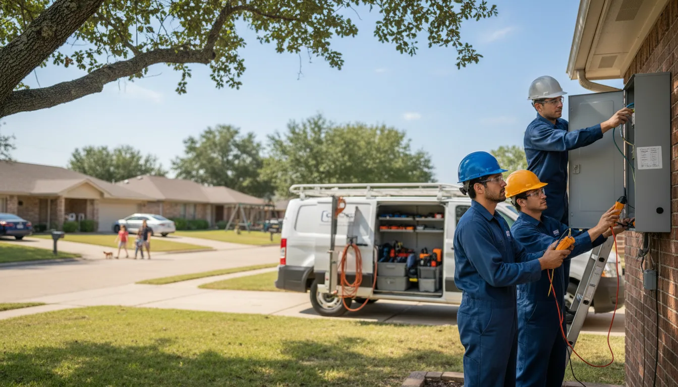 Certified electrician providing emergency electrical services in Harris, MO